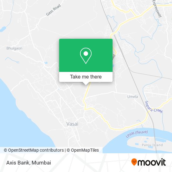 Axis Bank map