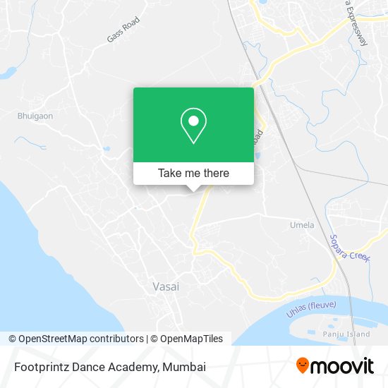 Footprintz Dance Academy map