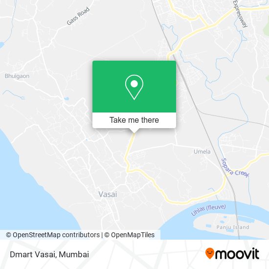 Dmart Vasai map