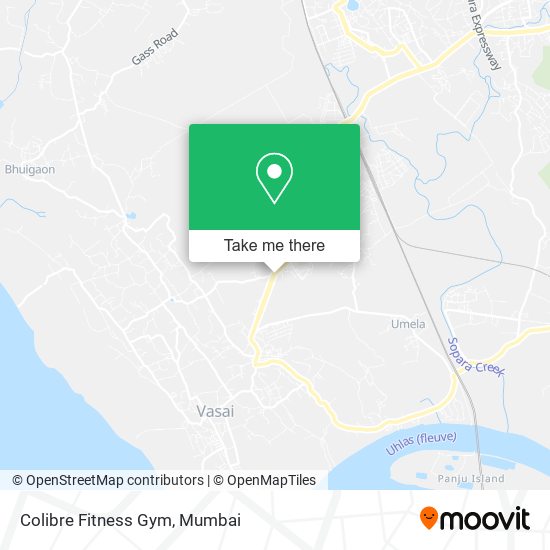 Colibre Fitness Gym map