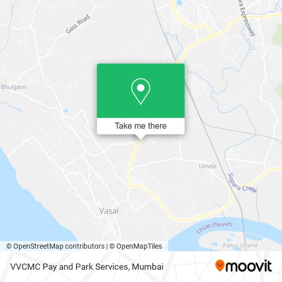 VVCMC Pay and Park Services map