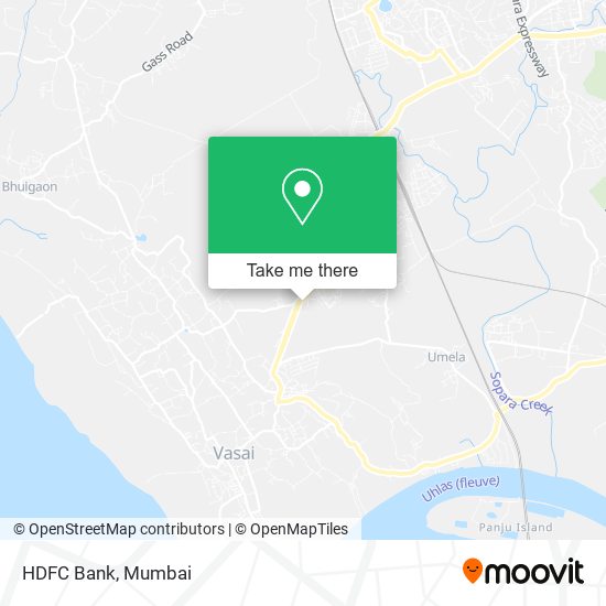 HDFC Bank map