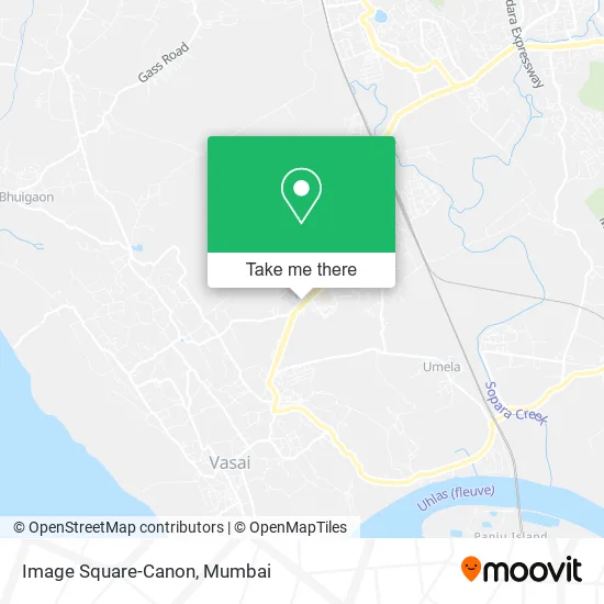 Image Square-Canon map