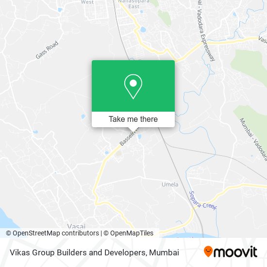 Vikas Group Builders and Developers map
