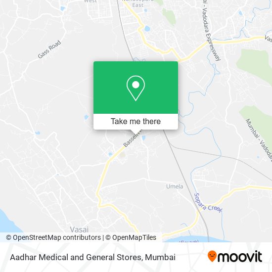 Aadhar Medical and General Stores map