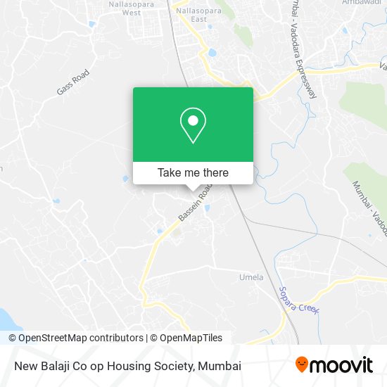 New Balaji Co op Housing Society map