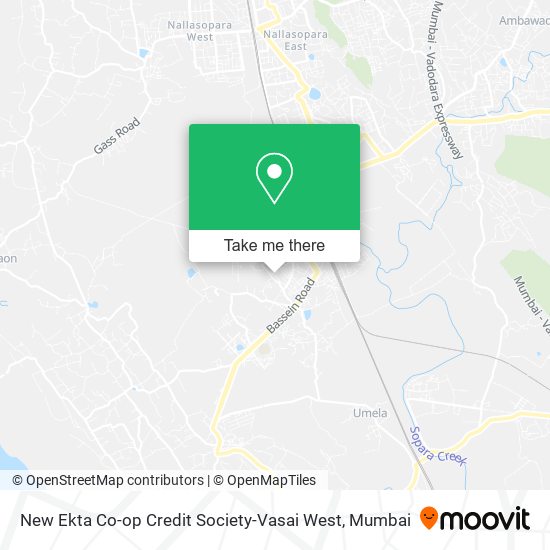 New Ekta Co-op Credit Society-Vasai West map