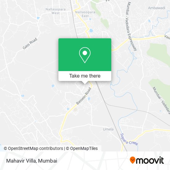 Mahavir Villa map