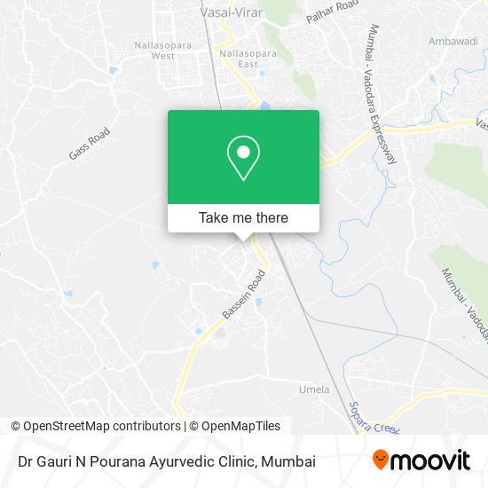 Dr Gauri N Pourana Ayurvedic Clinic map