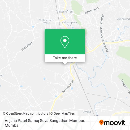 Anjana Patel Samaj Seva Sangathan Mumbai map