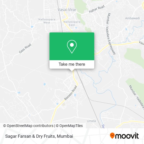 Sagar Farsan & Dry Fruits map