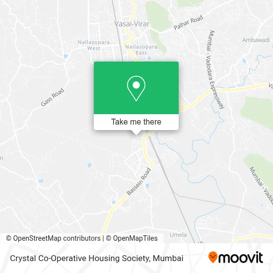 Crystal Co-Operative Housing Society map