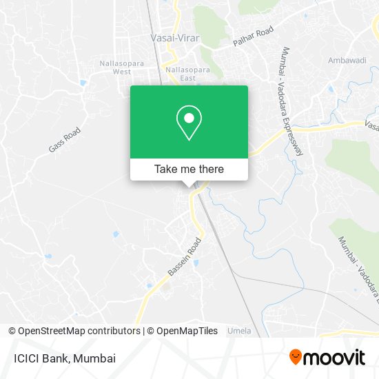 ICICI Bank map