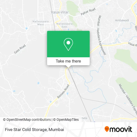 Five Star Cold Storage map