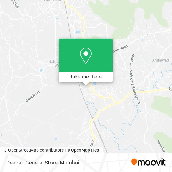 Deepak General Store map