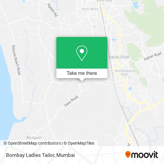 Bombay Ladies Tailor map