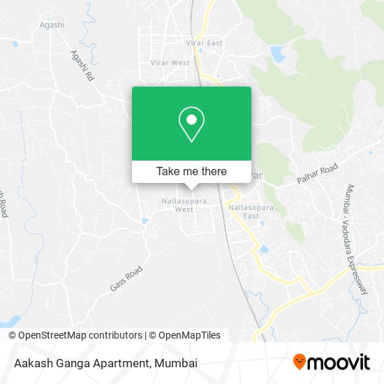 Aakash Ganga Apartment map