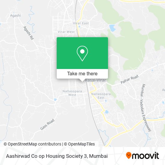 Aashirwad Co op Housing Society 3 map