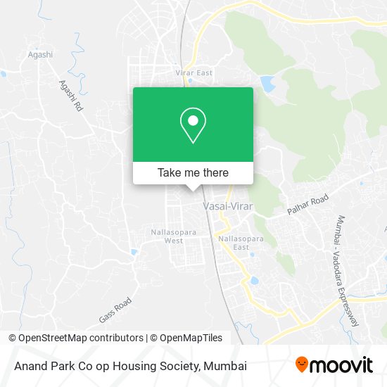 Anand Park Co op Housing Society map