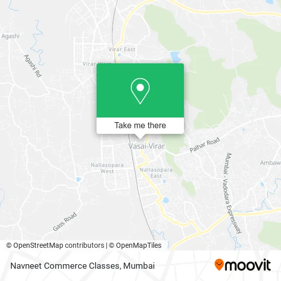 Navneet Commerce Classes map