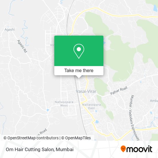 Om Hair Cutting Salon map