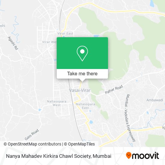 Nanya Mahadev Kirkira Chawl Society map