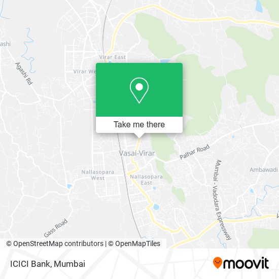 ICICI Bank map