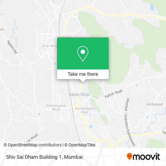 Shiv Sai Dham Building 1 map