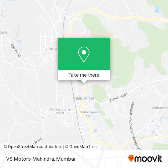 VS Motors-Mahindra map