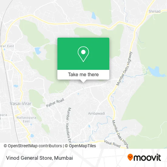 Vinod General Store map
