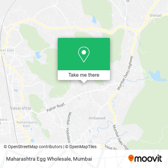 Maharashtra Egg Wholesale map