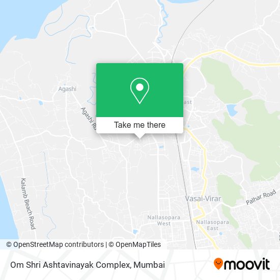 Om Shri Ashtavinayak Complex map