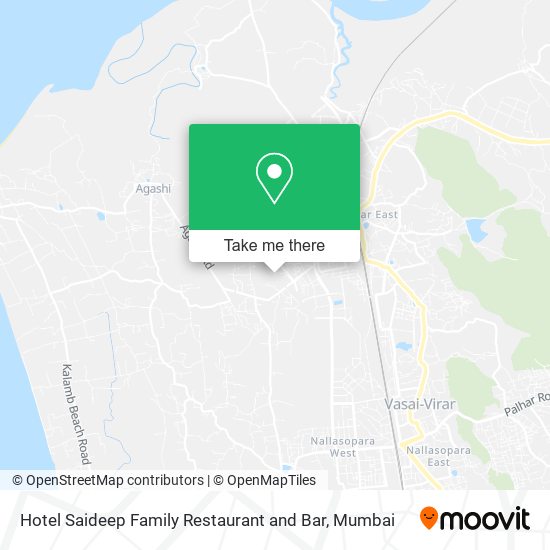 Hotel Saideep Family Restaurant and Bar map