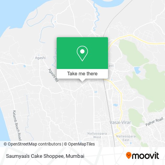 Saumyaa's Cake Shoppee map