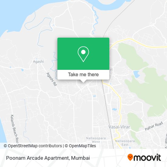 Poonam Arcade Apartment map