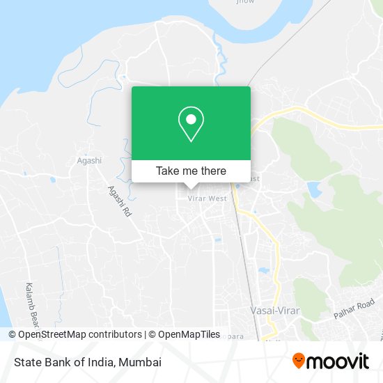 State Bank of India map