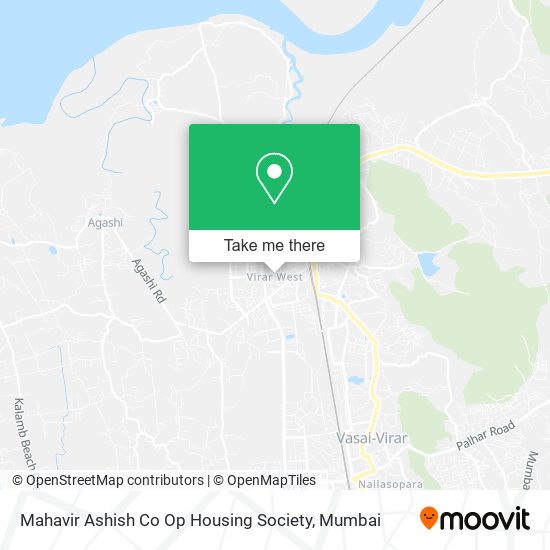 Mahavir Ashish Co Op Housing Society map