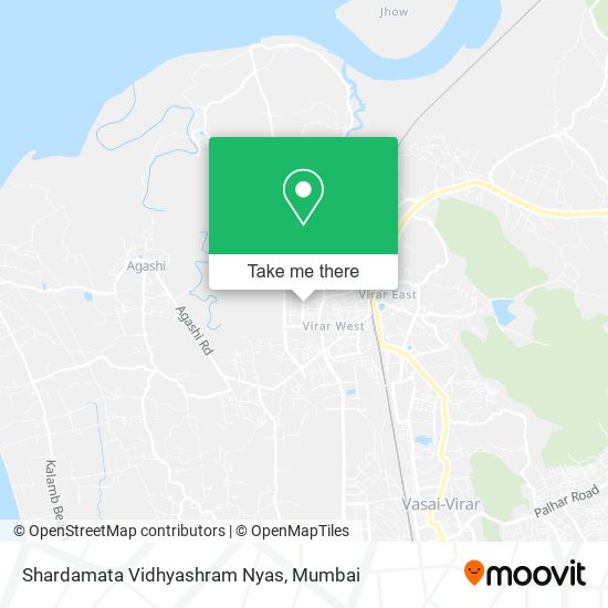 Shardamata Vidhyashram Nyas map