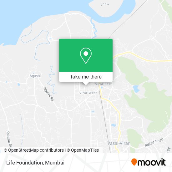 Life Foundation map