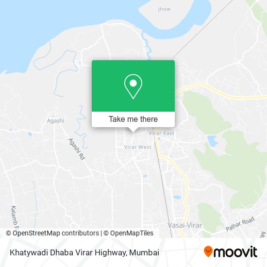 Khatywadi Dhaba Virar Highway map