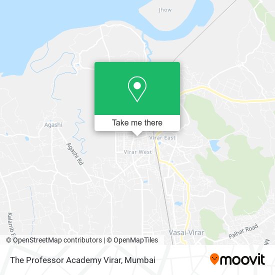 The Professor Academy Virar map