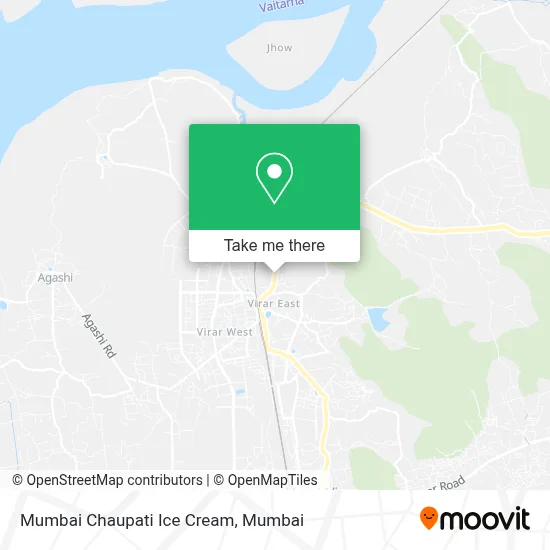 Mumbai Chaupati Ice Cream map