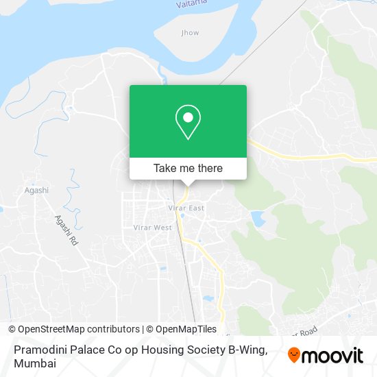 Pramodini Palace Co op Housing Society B-Wing map