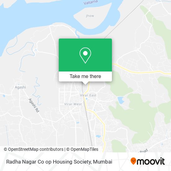 Radha Nagar Co op Housing Society map