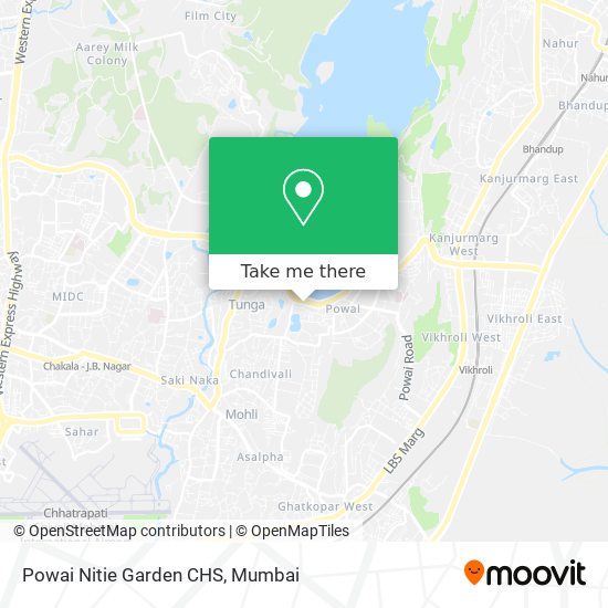 Powai Nitie Garden CHS map