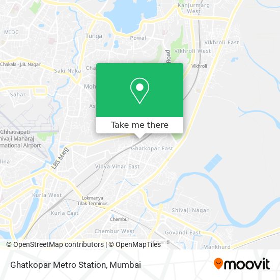 Ghatkopar Metro Station map