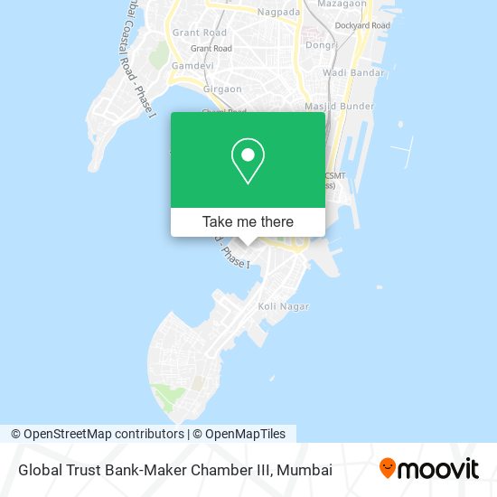 Global Trust Bank-Maker Chamber III map