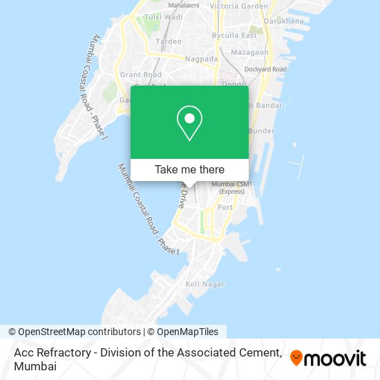 Acc Refractory - Division of the Associated Cement map