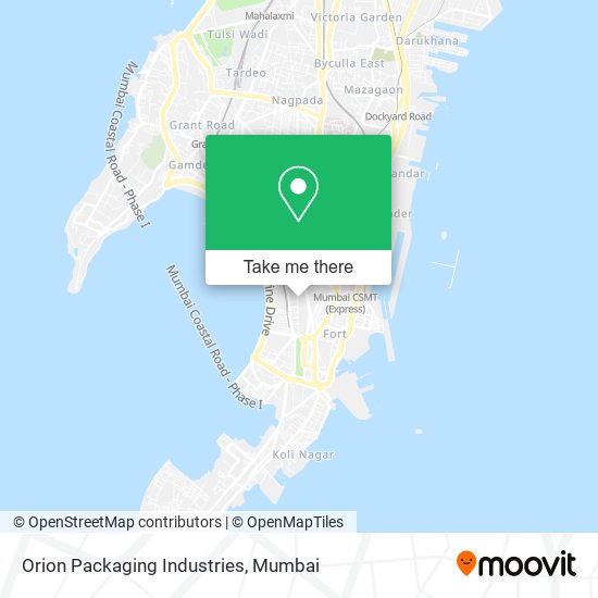 Orion Packaging Industries map
