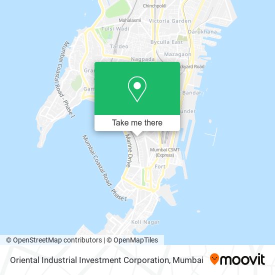 Oriental Industrial Investment Corporation map